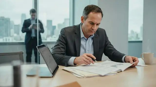 Illustration éditoriale d’une analyse du procès-verbal du FOMC