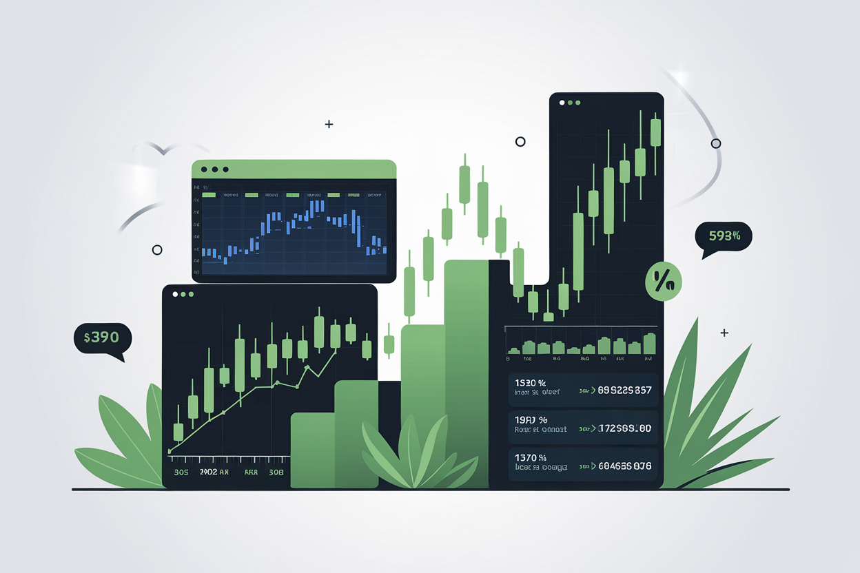 Illustration Marchés - L’économie du président Trump : boom, récession ou