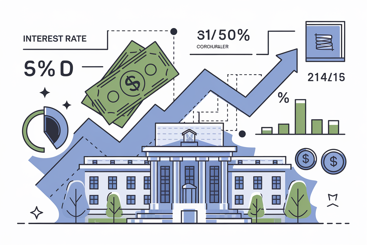 Illustration Fed - La Réserve fédérale prend des mesures coercitives