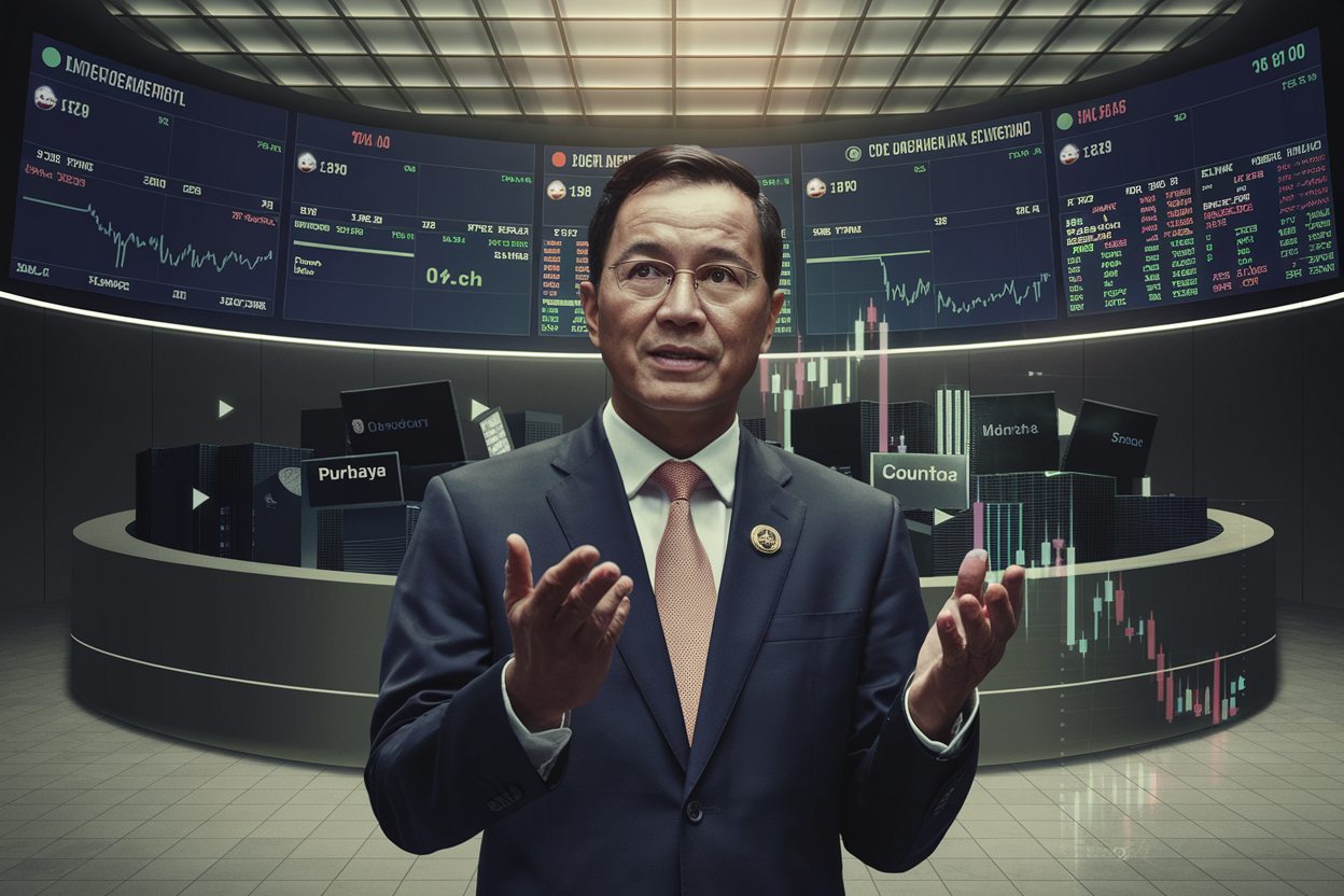 Illustration Marchés - Le ministre indonésien des Finances Purbaya sur la