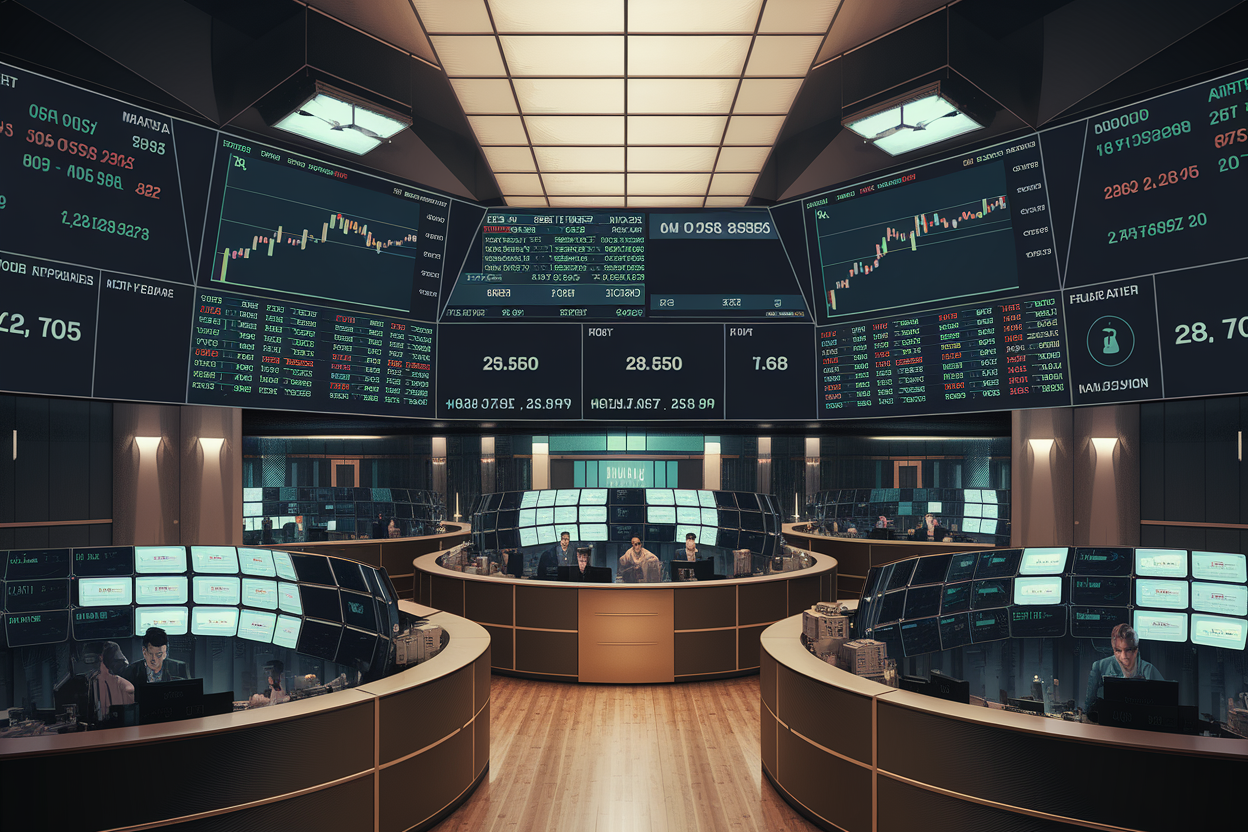 Illustration Marchés - Les exportations chinoises chutent et les importat