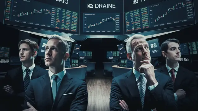 Illustration Marchés - World Finance Chiefs Head to IMF With a Sense of D