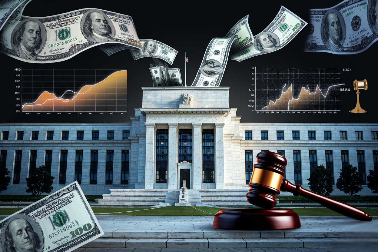 Illustration Fed - La Réserve fédérale prend des mesures coercitives