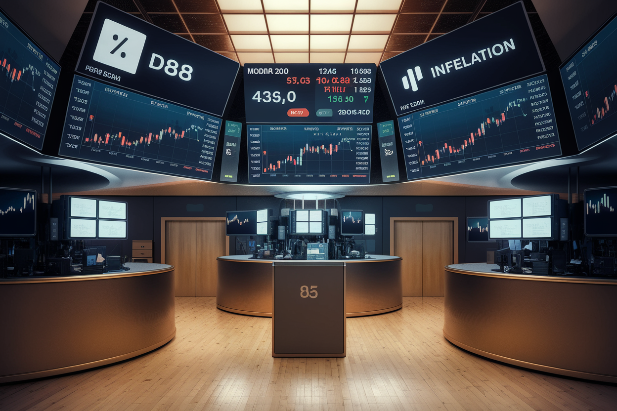 Illustration Marchés - L’inflation américaine augmente pour la première f