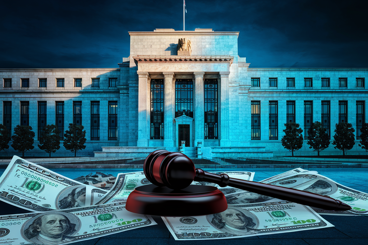 Illustration Fed - La Réserve fédérale prend des mesures coercitives