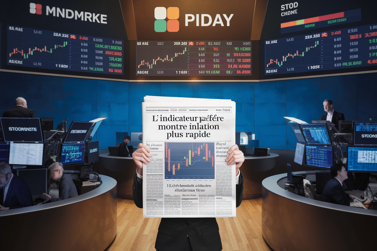 Illustration Marchés - L’indicateur préféré de la Fed montre une inflatio