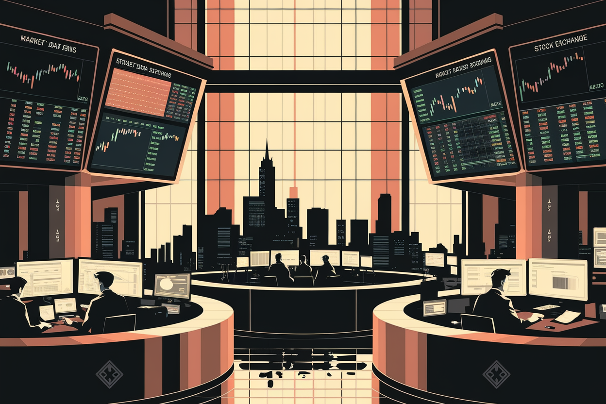 Illustration Marchés - Les actions rebondissent après la vente massive du