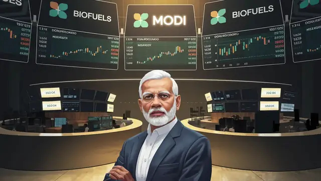Illustration Marchés - La campagne phare de Modi en matière de biocarbura